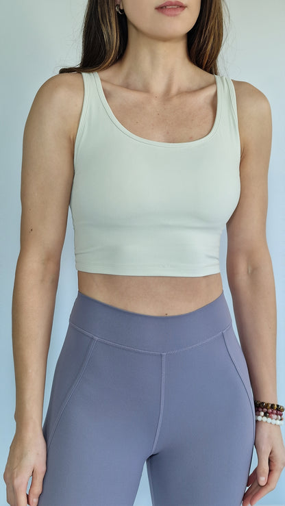 Top Comprido com Alças Duplas e Estrutura Interna Could Dancer