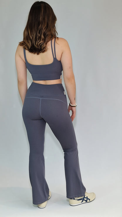 CONJUNTO MANAS E MANIAS MISS FIT - CINZA GRAFITE