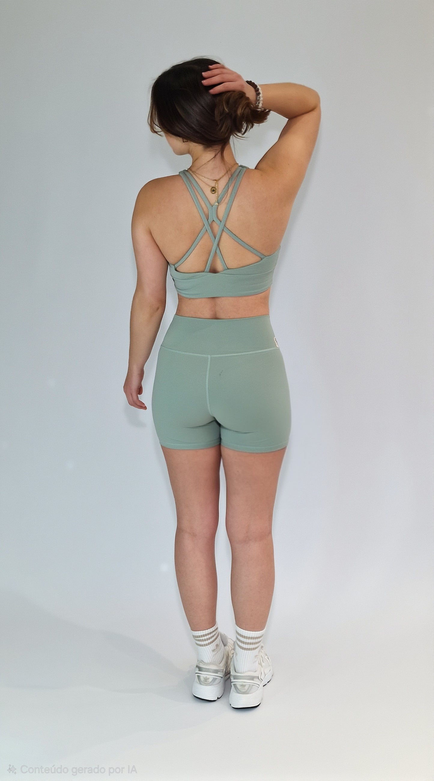 CONJUNTO MANAS E MANIAS SARA - MATCHA