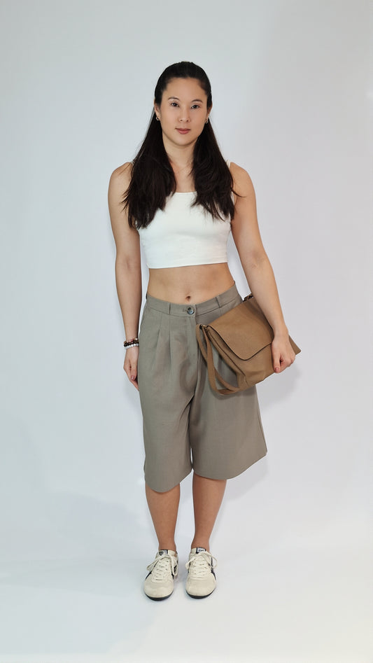 Bermudas Alfaiataria Mocha