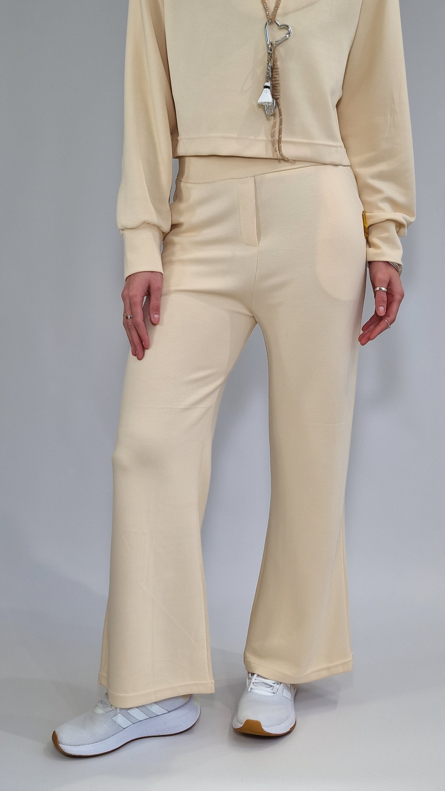 Sweater Cropped Baunilha