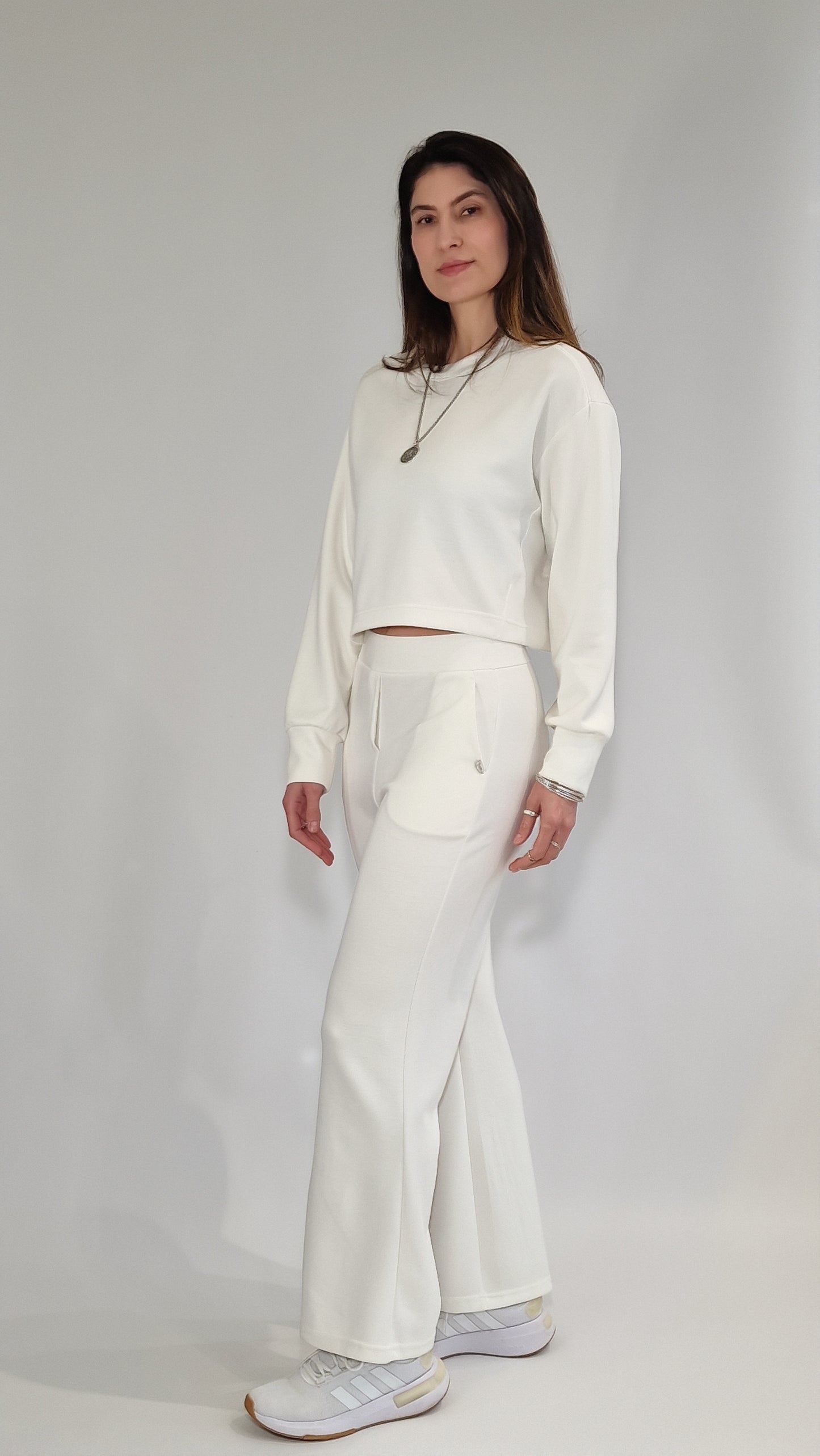 Sweater Cropped Branca