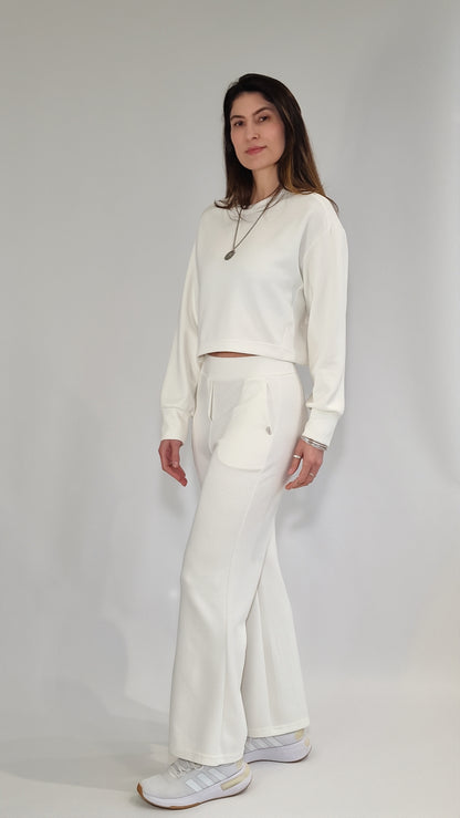 Sweater Cropped Branca