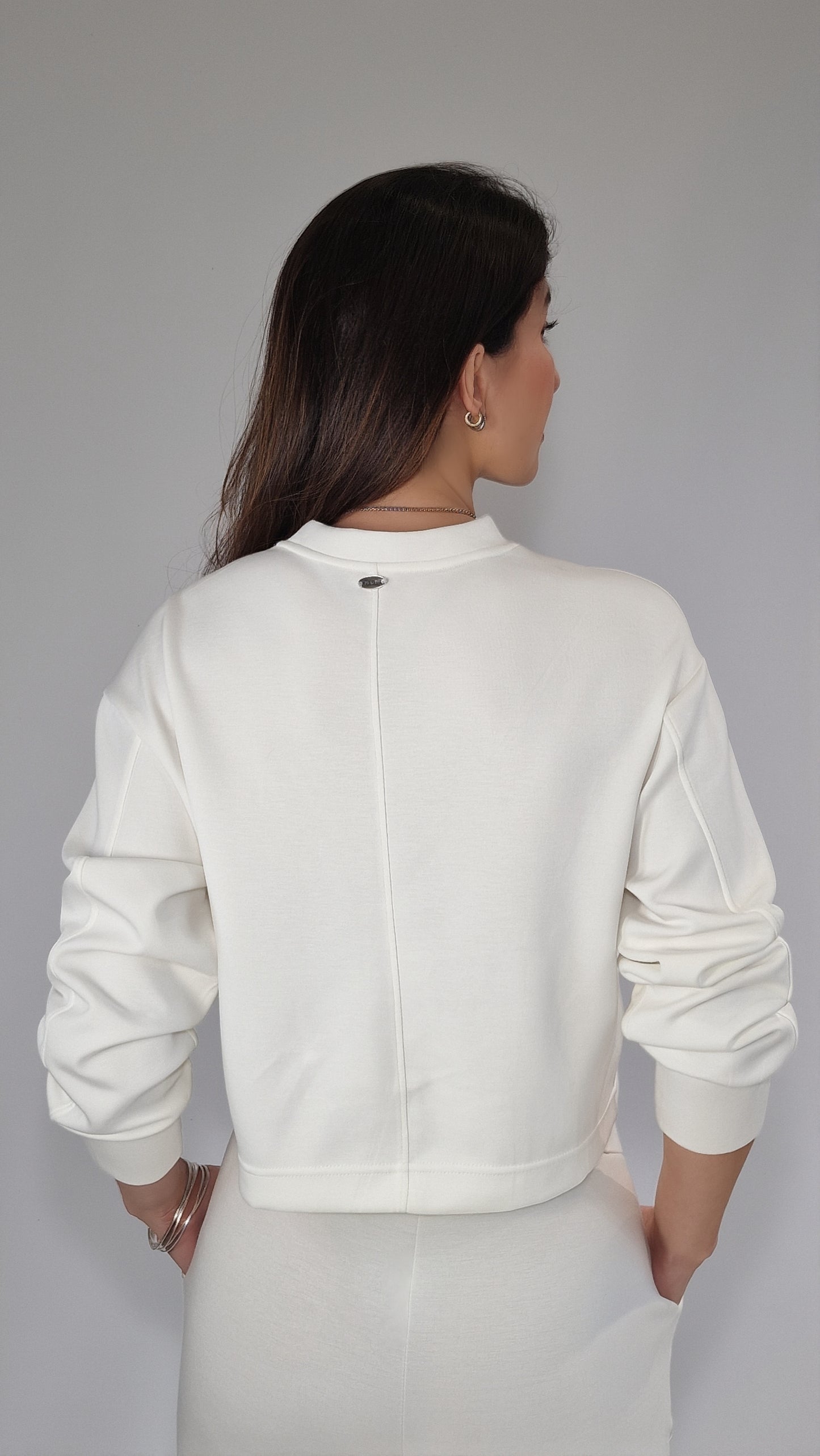 Sweater Cropped Branca