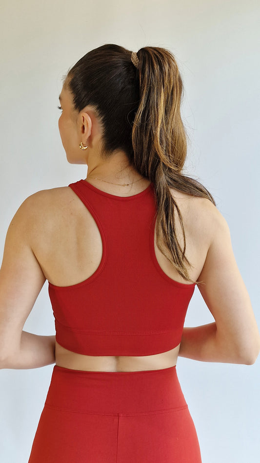 Top Nadador Classic Vermelho Chili