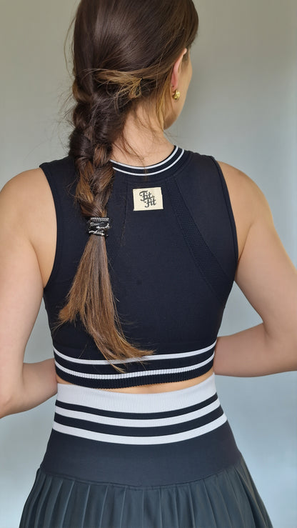 Conjunto Saia-Short Plissada & Top Court