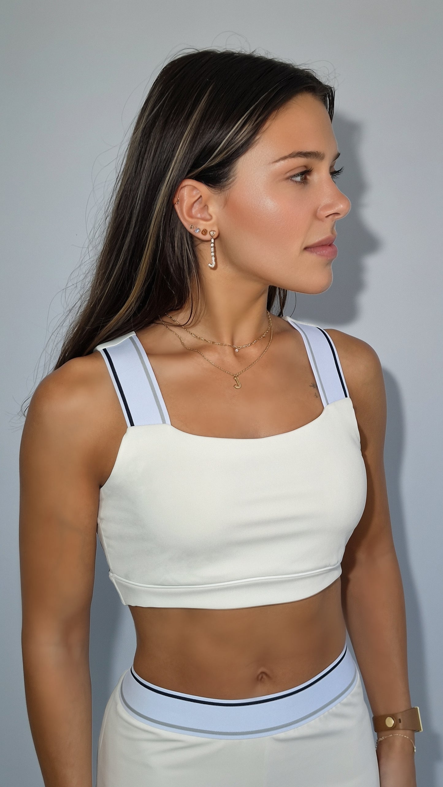 Conjunto Smash Saia-Short & Top Baunilha