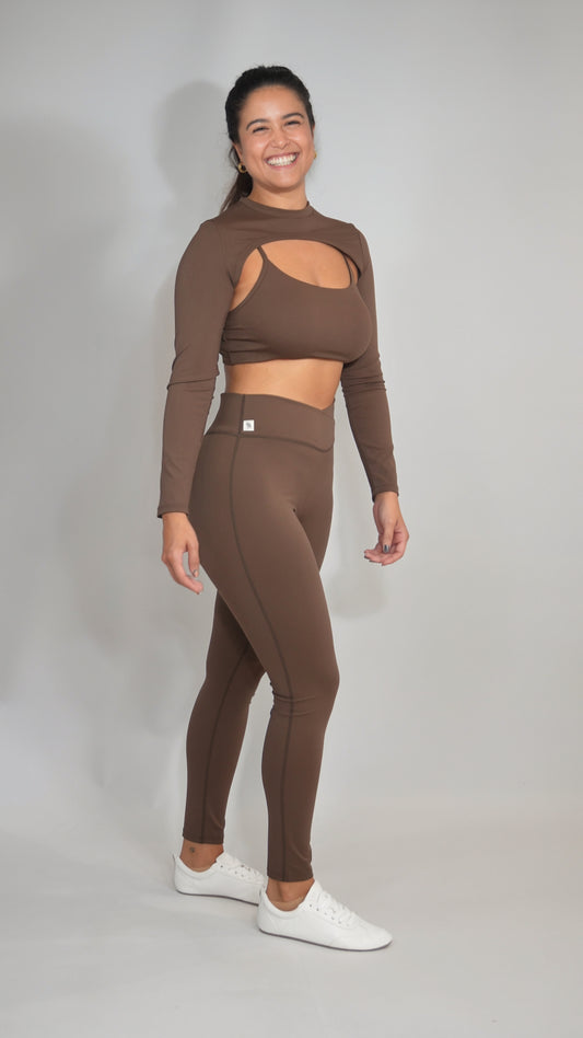 Total Look- Manguito Top e Legging Cacau